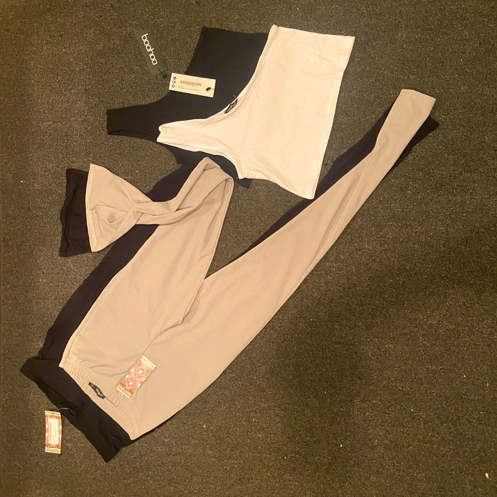 SPLIT HEM legging & Asymmetric One Sleeve Bundle